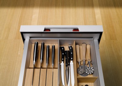 siematic pure,  kitchen s1 - detail drawer equipment